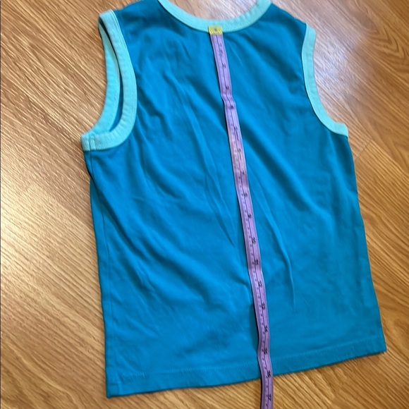 Kids Blue Monster Truck Sleeveless Shirt - Picture 4 of 4